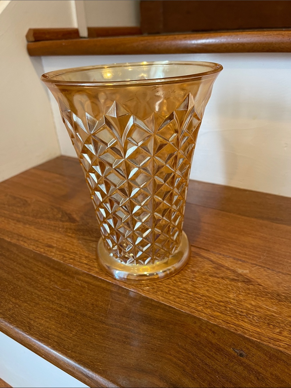 Vintage Iridescent Vase